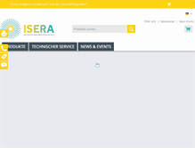 Tablet Screenshot of isera.de